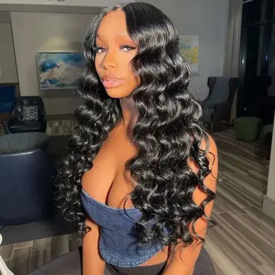 Loose Deep Wave Wear Go Wig 7x5 HD Lace Closure 180% Glueless Wig |
