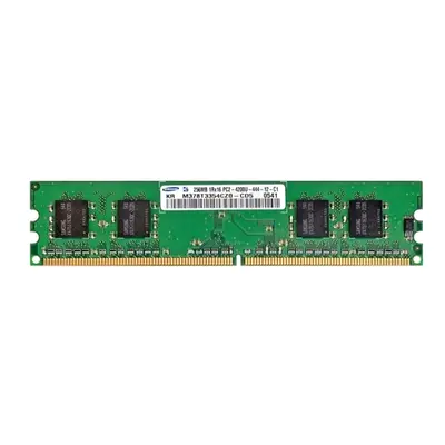 Samsung M378T3354CZ0-CD5 | 256MB DDR2-533MHz PC2-4200 Non-ECC Unbuffered UDIMM CL4 1Rx16 1.8V 240-Pin Memory Module