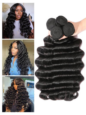 Nadula Loose Deep Virgin Hair Weave 4 Bundles Thick Hair Bundles Hot Style