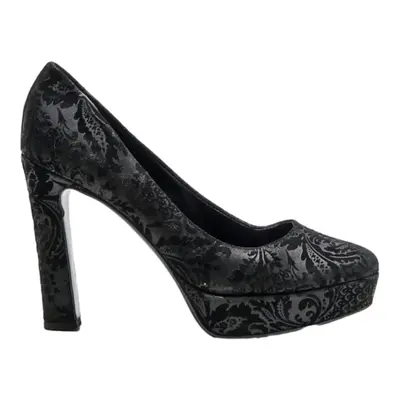 KENNEL & SCHMENGER Platform Heels Black Leather Womens UK 4.5