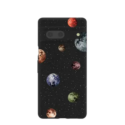 Black Deep Space Google Pixel 7 Case