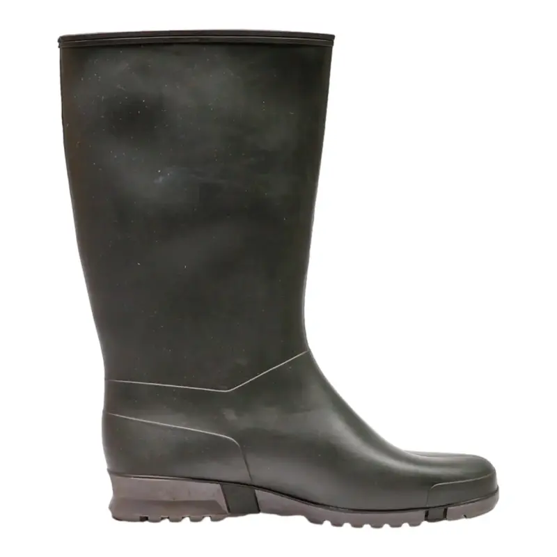 DUNLOP Wellie Boots Green Synthetic Womens UK 4