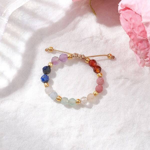 Adjustable Gemstone Finger Rings for Women