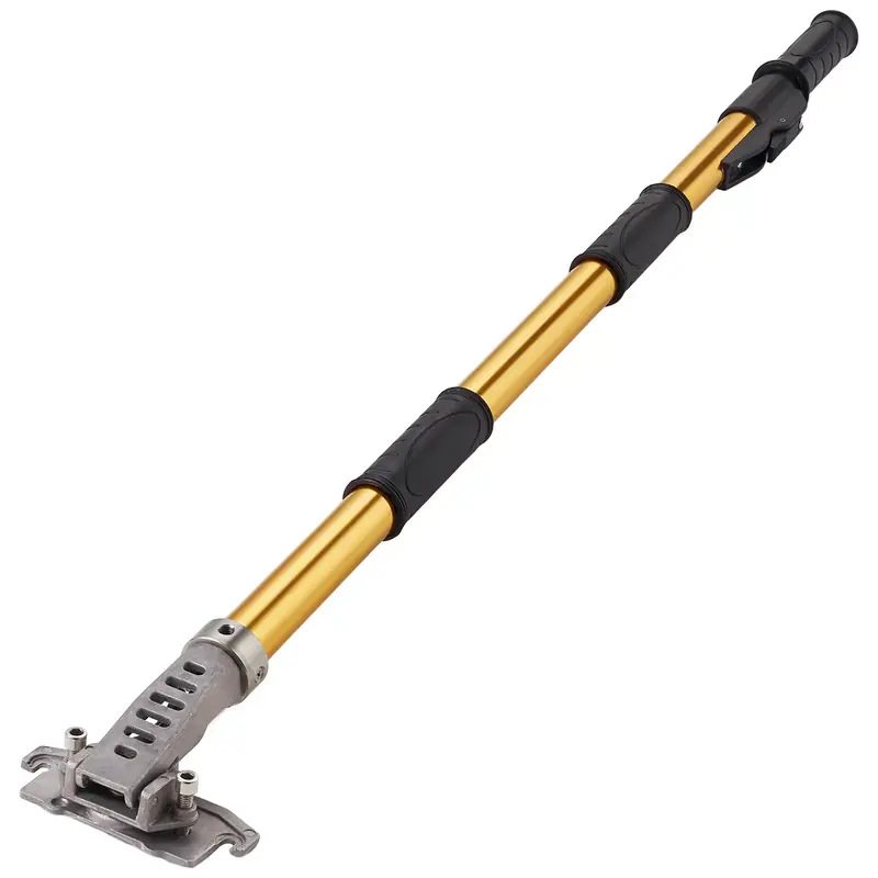 VEVOR Drywall Flat Box Handle, 40''-64'', Anodized Aluminum Flat Finishing Extension Handle, 5-Section Length Adjustable, Non...