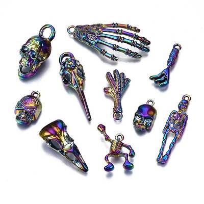 Rainbow Color Alloy Pendants