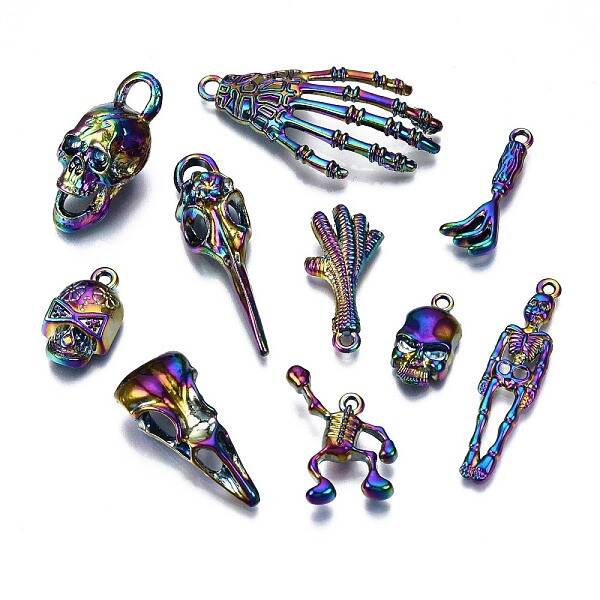 Rainbow Color Alloy Pendants