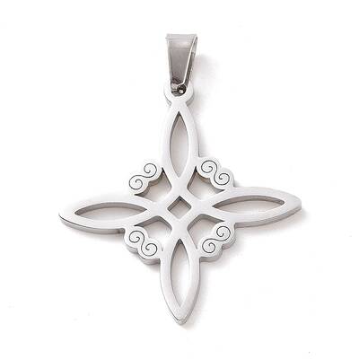 Non-Tarnish 304 Stainless Steel Hollow Pendants