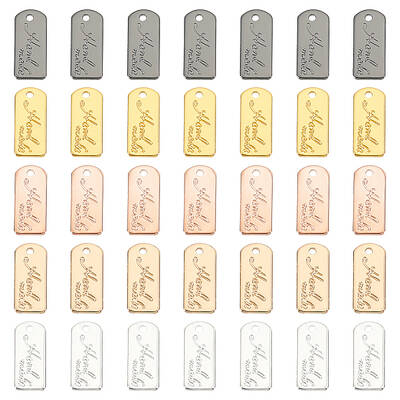 50Pcs 5 Colors Alloy Charms