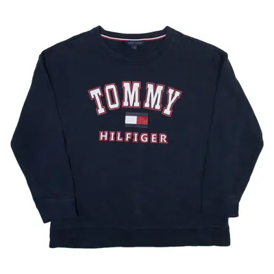 TOMMY HILFIGER Womens Sweatshirt Blue L