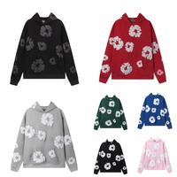 Y2K Floral Bubble Print Unisex Vingtage Streetwear Gothic Casual Chic Jacket Sportswear Ladies' Hiphop Pairing Graphic Pullov...