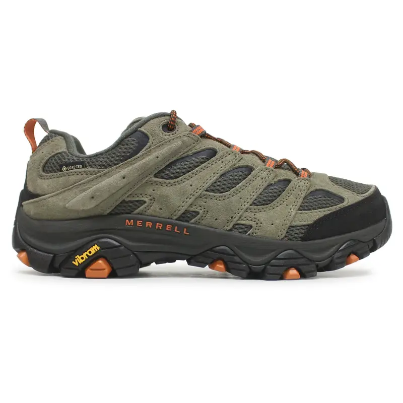 Merrell Moab 3 GTX Leather Textile Men's Comfort Shoes - Olive - Size:US 15 Men