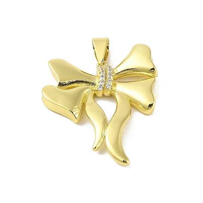 Brass Micro Pave Cubic Zirconia Pendants