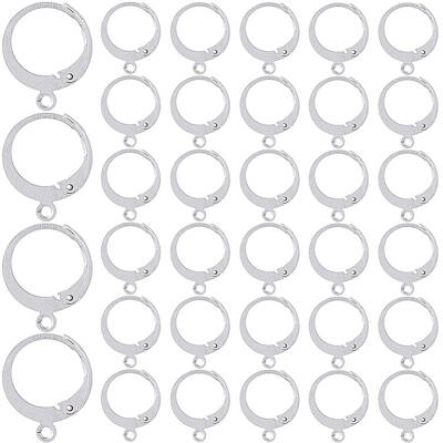 304 Stainless Steel Leverback Earring Findings