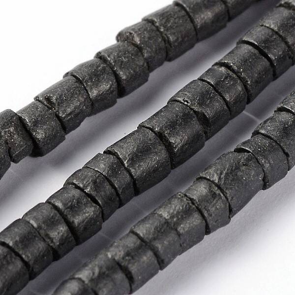 Natural Coconut Column Bead Strands
