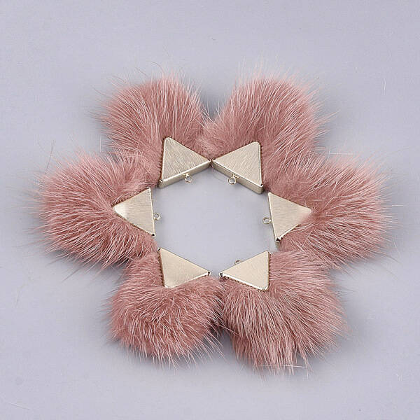 Faux Mink Fur Tassel Pendant Decorations