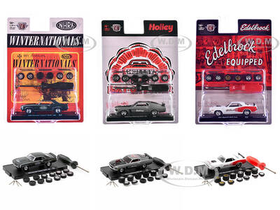 Auto Wheels 3 piece Car Set Release 12 Limited Edition to 5000 pieces Worldwide 1/64 Diecast Model Cars by M2 Machines