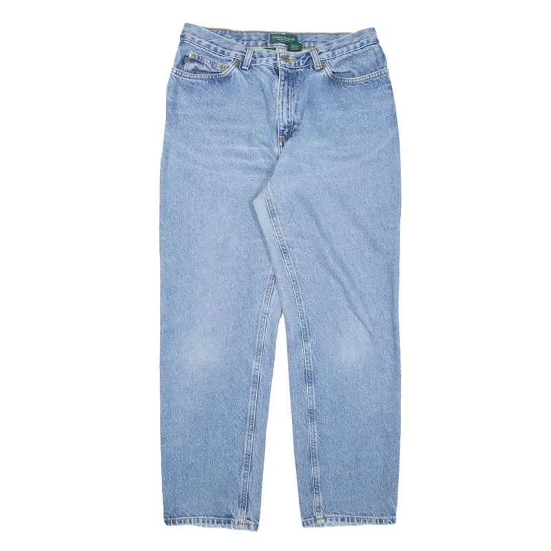 LAUREN RALPH LAUREN JEANS CO Jeans Blue Denim Regular Tapered Womens W28 L27