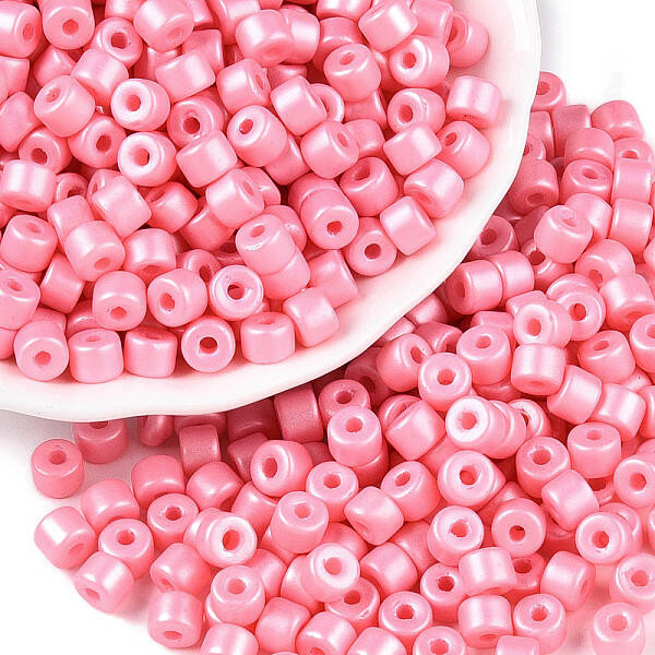 Baking Paint Pearlized Glass Seed Beads