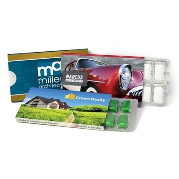 100 Promotional Chewing Gum - Sugarless & Gluten-free