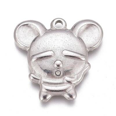 Tarnish Resistant 304 Stainless Steel Pendants Rhinestone Settings