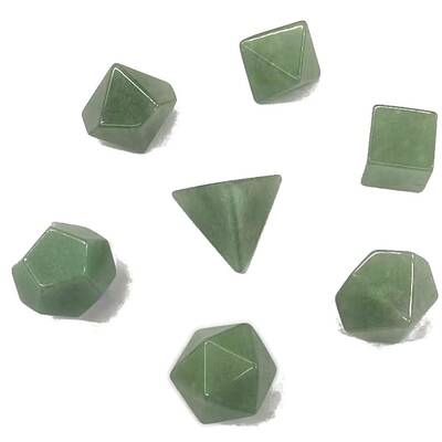 Natural Green Aventurine Mixed Shape Figurines Statues for Home Desk Decorations