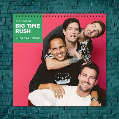 Big Time Rush Calendar 2024 | Big Time Rush 2024 Celebrity Wall Calendar