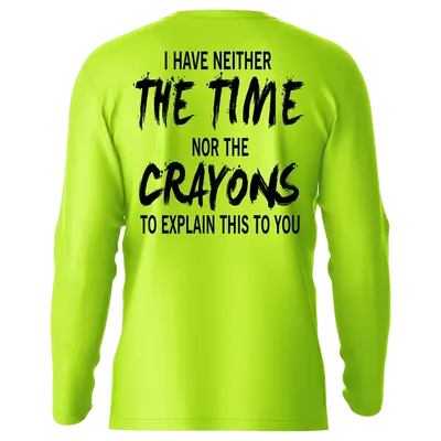 Crayons - Hi-Visibility UPF 50 Long Sleeve Sun Shirt