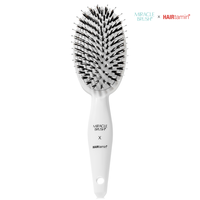 HAIRtamin Miracle Brush – Viral World-Famous Paddle Brush - Smoother, Stronger, Shinier Hair - Boar Bristle Brush with Nylo...