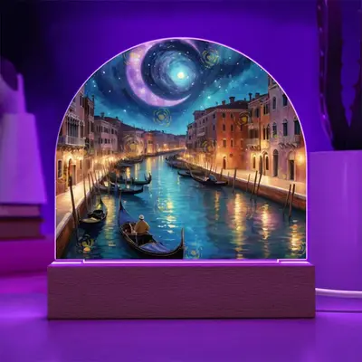 Venetian Night Sky Acrylic Plaque