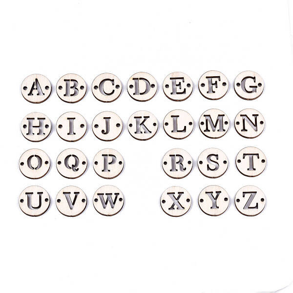 Unfinished Natural Poplar Wood Links Connectors