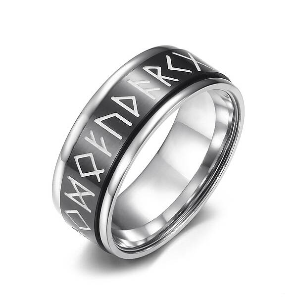 Luminous Stainless Steel Rings for Men