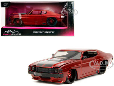 1971 Chevrolet Chevelle SS Red Metallic with Black Stripes \
