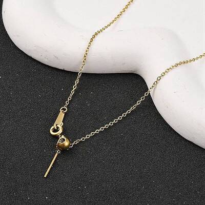 Ion Plating(IP) 304 Stainless Steel Cable Chain Necklaces