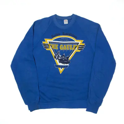 JERZEES The Gauley River Sweatshirt Blue 90s USA Womens XL