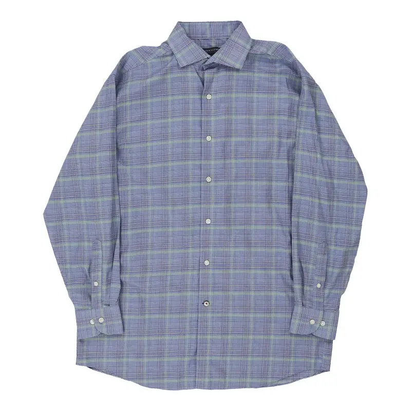 Tommy Hilfiger Checked Shirt - Large Blue Cotton