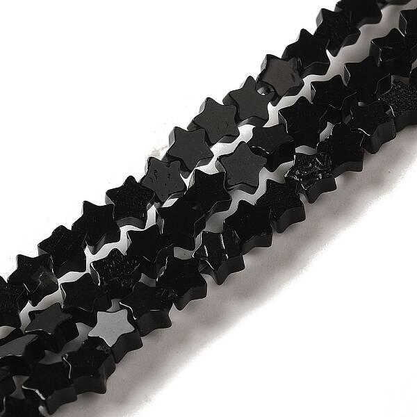Natural Black Onyx(Dyed & Heated) Beads Strands