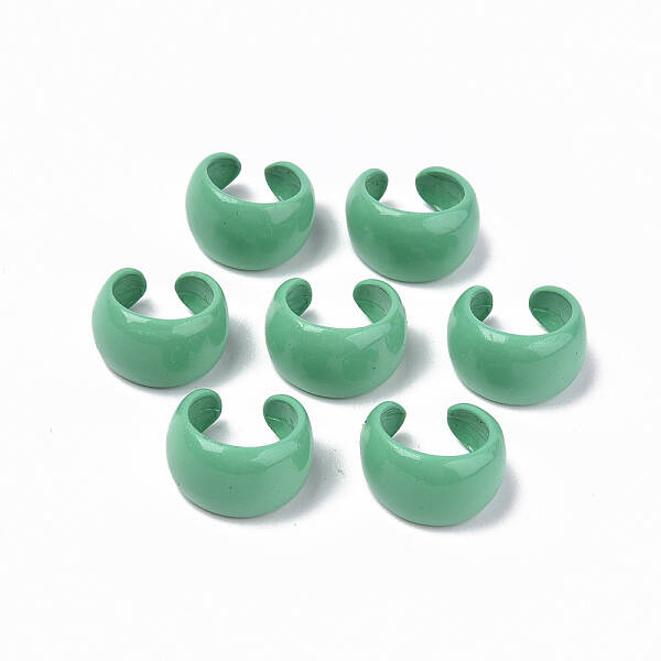 Spray Painted Alloy Cuff Rings