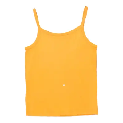 Kiske Strap Top - Large Yellow Cotton