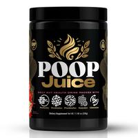 Poop Juice Gut Health Supplement – Prebiotics, Probiotics, Digestive Enzymes, 6g Soluble Fiber for Bloating, Constipation &...