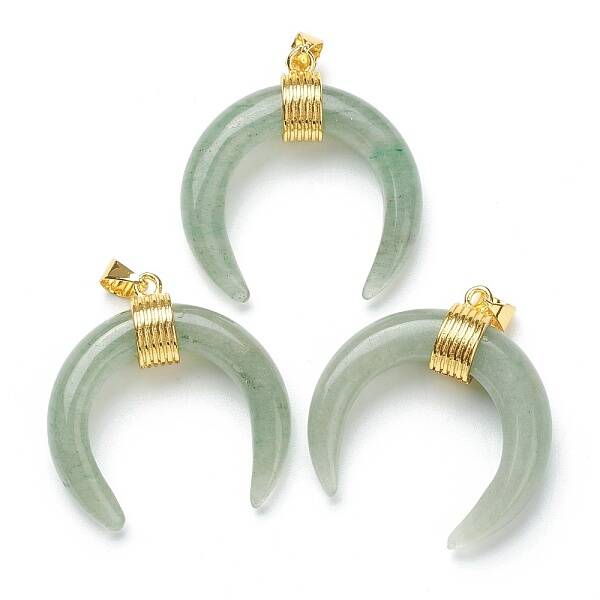 Natural Green Aventurine Pendants
