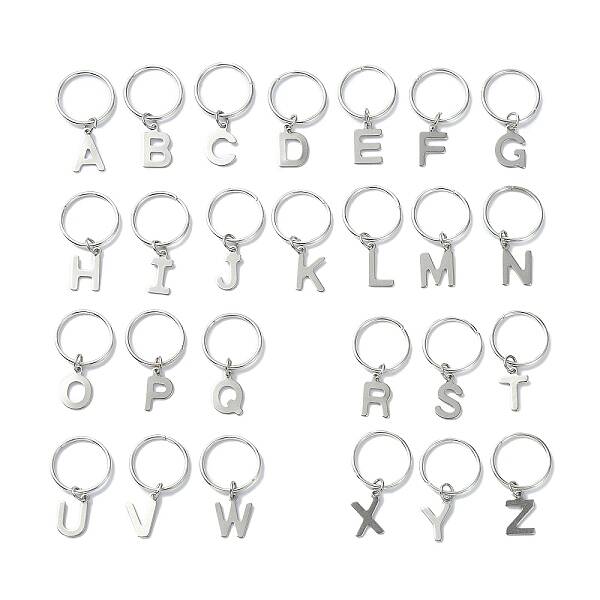 26Pcs 201 Stainless Steel Braiding Hair Pendants Decoration Clips