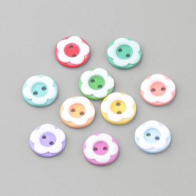 2-Hole Acrylic Buttons