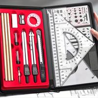 Professional Compass Drawing Set, Aluminum Alloy-construction Machinery Design CAD Drawing Kit for College and Engineering, C...