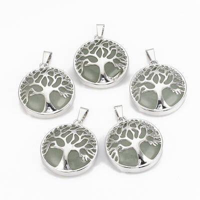 Natural Green Aventurine Pendants