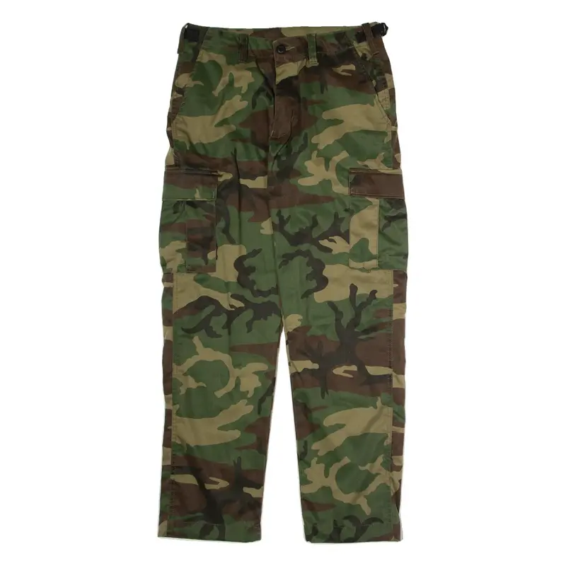DICK'S ARMY SHOP Camouflage Cargo Mens Trousers Green Regular Straight W34 L32
