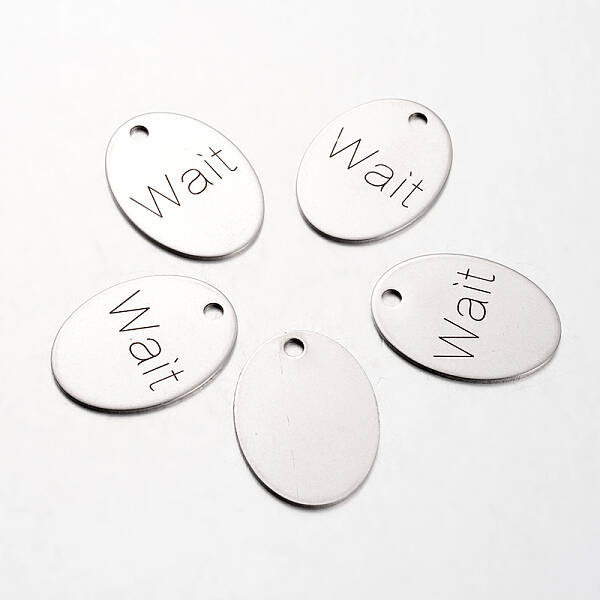 Non-Tarnish Spray Painted Stainless Steel Pendants