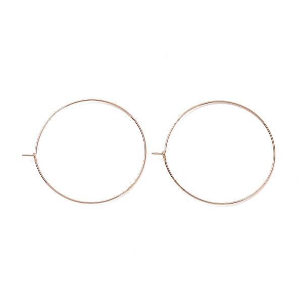 Ion Plating(IP) 316L Surgical Stainless Steel Hoop Earring Findings