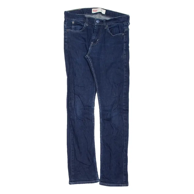 LEVI'S 511 Jeans Girls Blue Slim Straight W28 L28