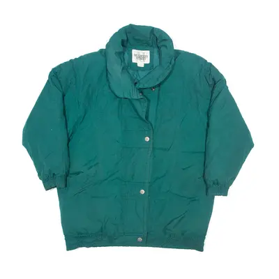 MULBERRY STREET Down Insulated Coat Green 90s Womens L