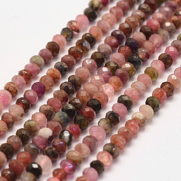 Natural Tourmaline Bead Strands